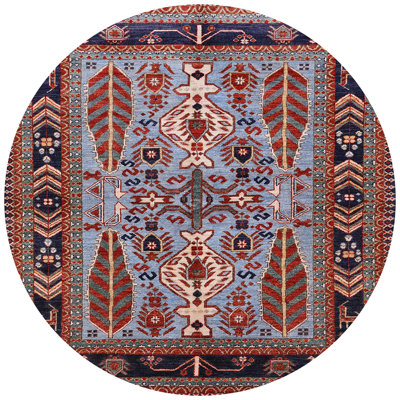 Tapis rouge / bleu Southwestern