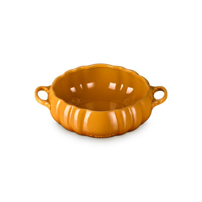Le Creuset Stoneware Pumpkin Serving Bowl, 4 Qt. - Persimmon