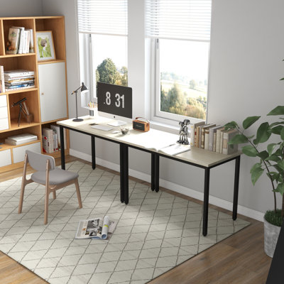 Charlae Pivit 4FT Rectangular Conference Table, Modern Seminar Table by Wade Logan