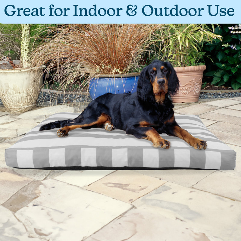  Grand lit pour chien résistant à l'eau 44 po PETMAker - Lit pour animal de compagnie avec housse amovible lavable et fond antidérapant