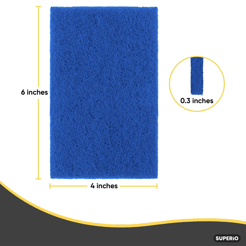 Coussin à récurer Superio Blue, Bleu