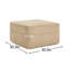 Repose-pieds modulaire épais en velours côtelé, repose-pieds carré rembourré, repose-pieds bas rembourré pour canapé modulaire-1356680586