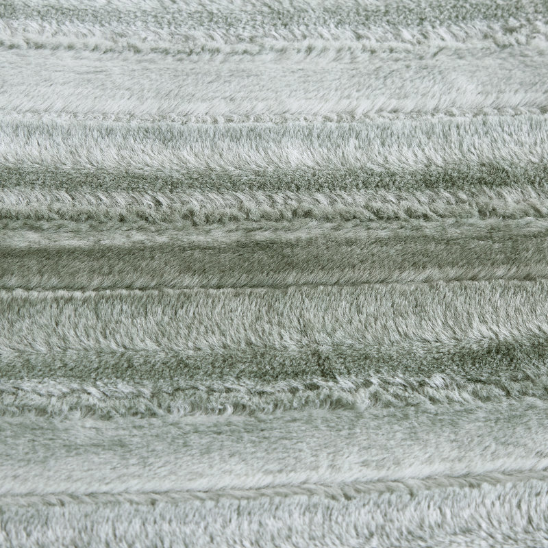Couverture en fourrure Esca Luxury, Très grand lit, Vert