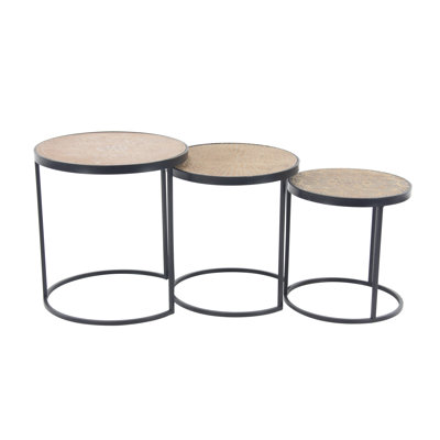 Albie Solid Wood Top Nesting Tables
