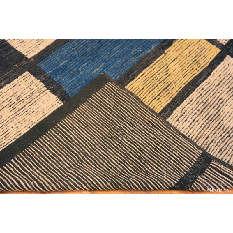 Tapis unique d'inspiration artistique et artistique moderne Piet Mondrian