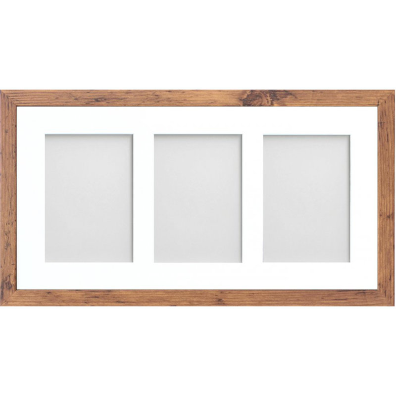 Albarran Matte Picture Frame with Mat, 5cm x 7cm, Rustic