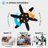 52" Modern Black Ceiling Fan With Light, 6 Fan Blades And Industrial Cage Design, Adjustable Speed For Living Room, Bedroom, Dining Room (Silent/6-Speed/Reversible/DC Motor) (Bulb Not Included)