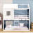 Wood Bunk Bed With Tent-1916609702-1916609703