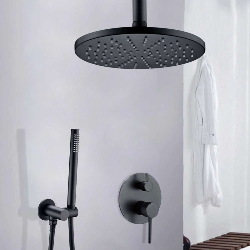 Verona Florence Ceiling Mount Hot and Cold Mixer Modern Design for Ultimate Control and Style, 2.5" H x 8" W