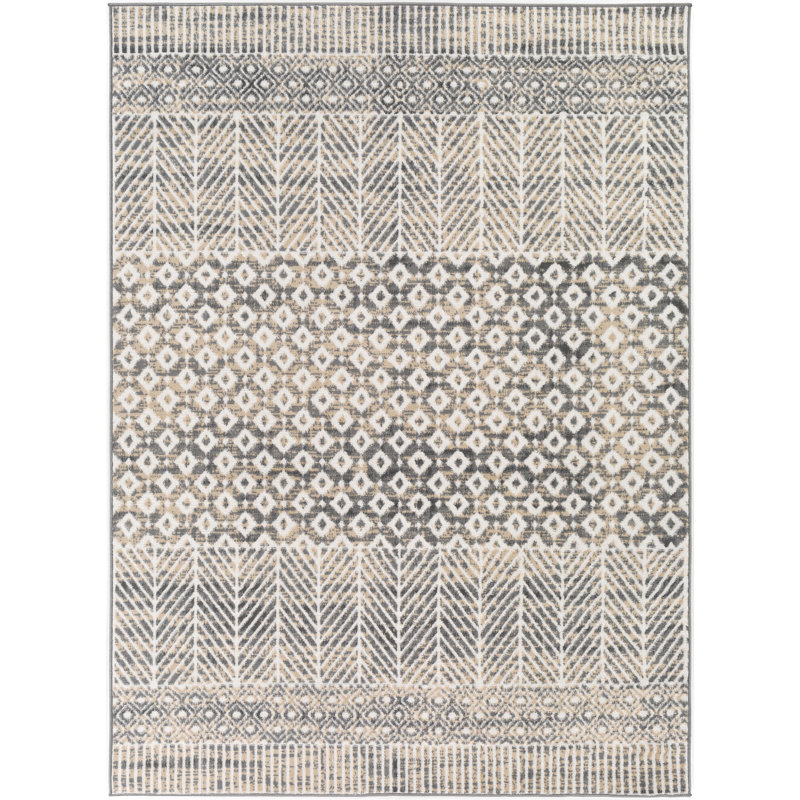 Tapis beige Casa, Rectangle 5 pi 3 po x 7 pi