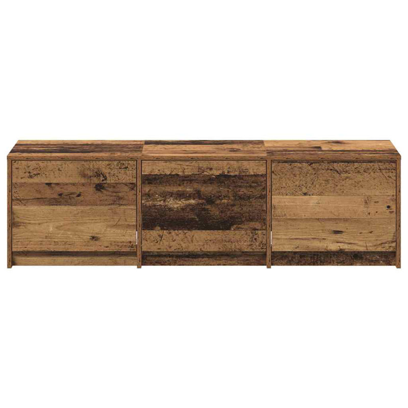 TV Stand, 40cm H x 140cm L x 34cm W, Old Wood