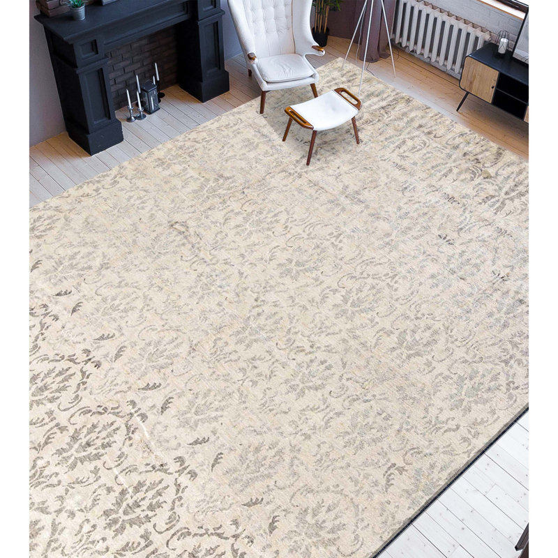 Damask Area Rug