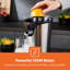 GEEPAS 100W Citrus Juicer Electric Orange Juicer | Professional Brushed Stainless Steel Fruit Juicer | Squeezes Oranges Lemons Lime Juices | Freshly Pressed Fruit Juices in Seconds - 2 Year Warranty