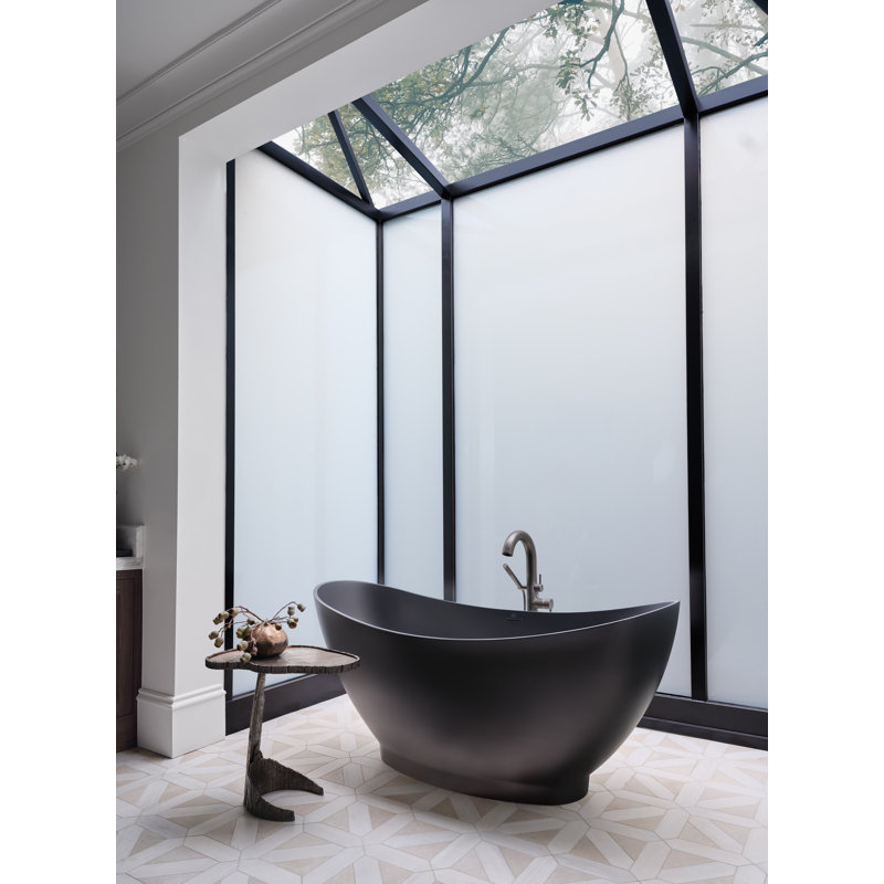 Metro 68'' L Freestanding Air Bathtub, Natural