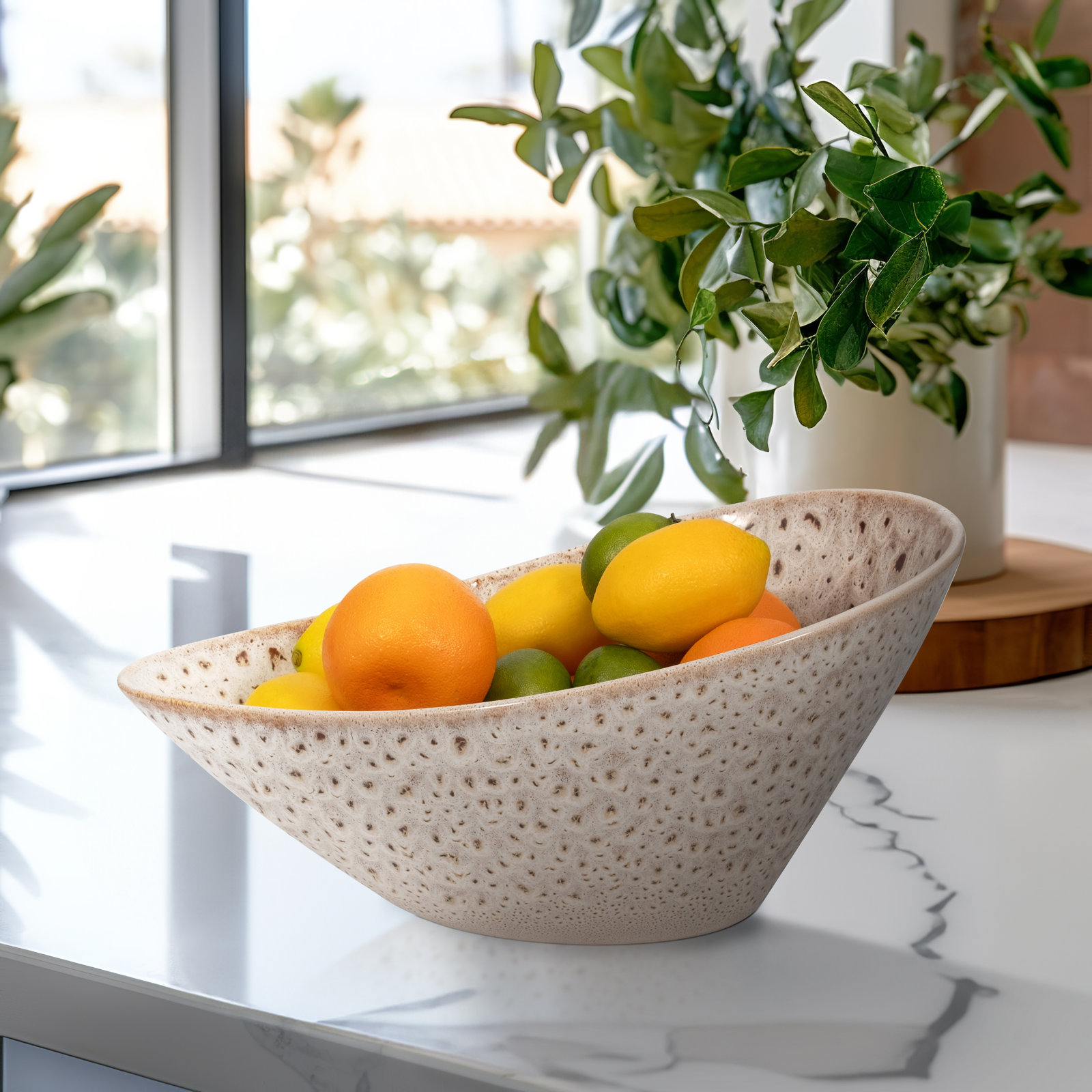 Cedrea Handmade Stoneware Decorative Bowl 1