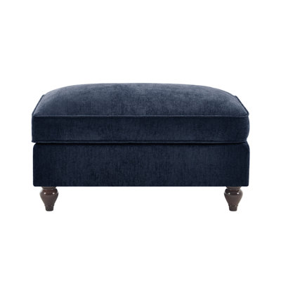 Chenille bleue, soutien lombaire doux, volants élégants, dossier à coussin incurvé segmenté, conception en forme de L conforme au corps, volants de dossier à motif floral, configuration de lit