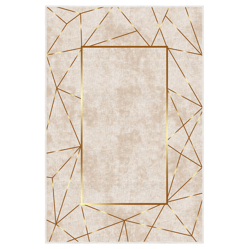 Tapis crème Armijo, Rectangle 2 pi 7 po x 3 pi 11 po