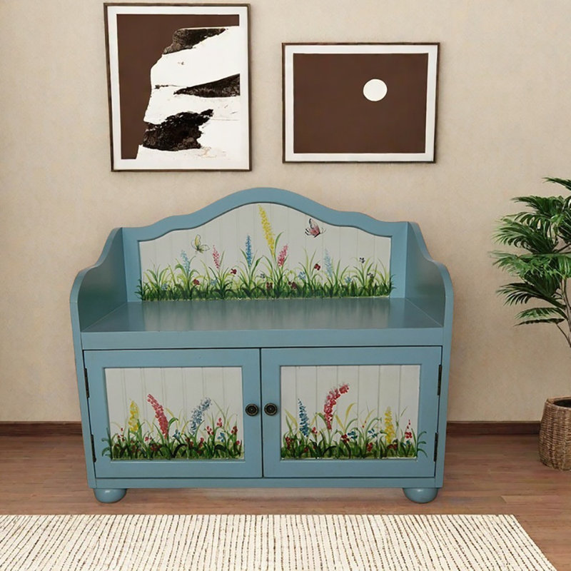 31.5in Retro style Shoe Change Stool