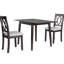 Space Rectangular Dining Table For 4, Rubberwood Legs, Modern Look Living Room And With Design, Faux Marble Tabletop Small Apartments Spaces