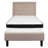 Aluino Panel Tufted Platform Bed and Memory Foam Pocket Spring Mattress-1750381482-1750381481