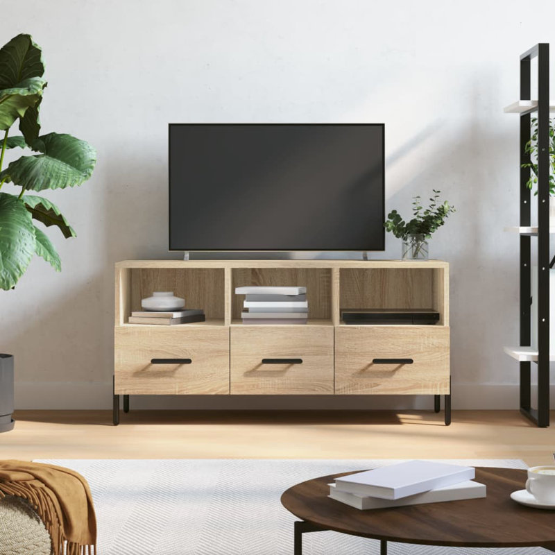 Melquan TV Stand for TVs up to 43", Sonoma Oak