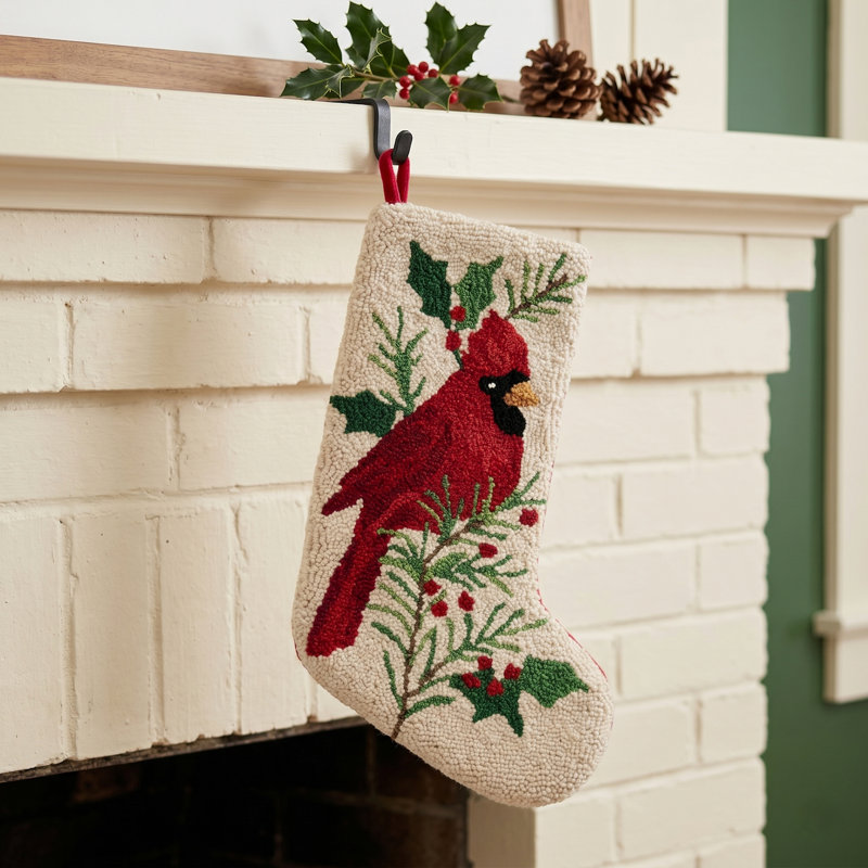 Chaussette de Noël Cardinal