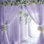 1PC / 2PCS voilage voilage pour décoration murale (59 x 118 po) - toile de fond de mariage, paravent, panneau de fond photo Studio-1449855275-1449855277