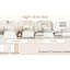 Lit simple avec tête de lit blanc brillant et 2 tiroirs avec rangement en chêne-1202614750-1202614751