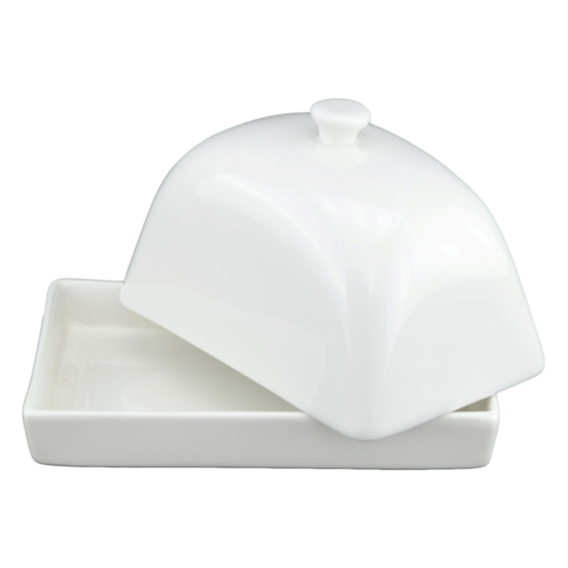 Plat à beurre White Tie