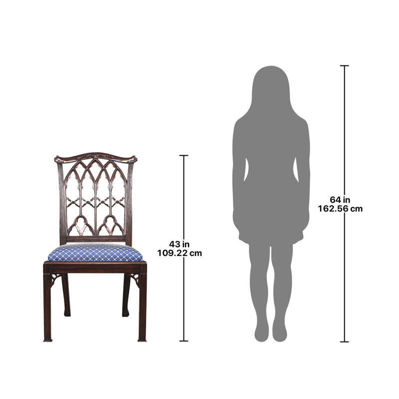 Westminster Abbey Gothic Revival Chippendale Side Chair