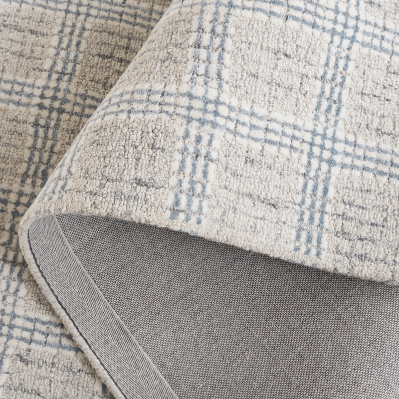 Tapis en laine touffeté à la main Ebony, Carré 6 pi 1 po