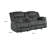 Microfiber Textured Glider Reclining Loveseat,Comfortable Seating with Smooth Reclining Function