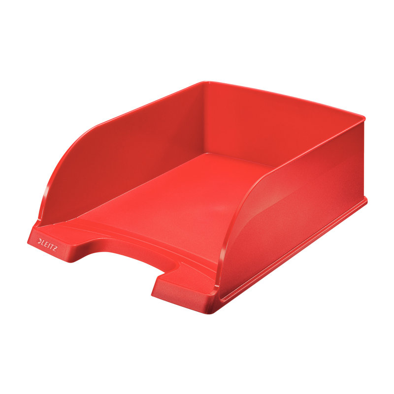 Plastic Paper Organiser, Red