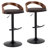 Laurenzio Adjustable Bar Stool with Rounded T Footrest-107686919-107686915