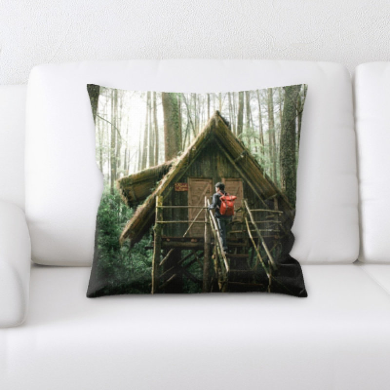 Microsuede Throw Pillow
