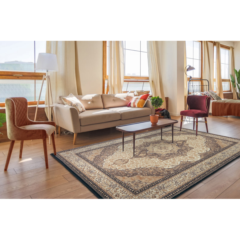 Oriental Area Rug, Rectangle 133 x 180cm