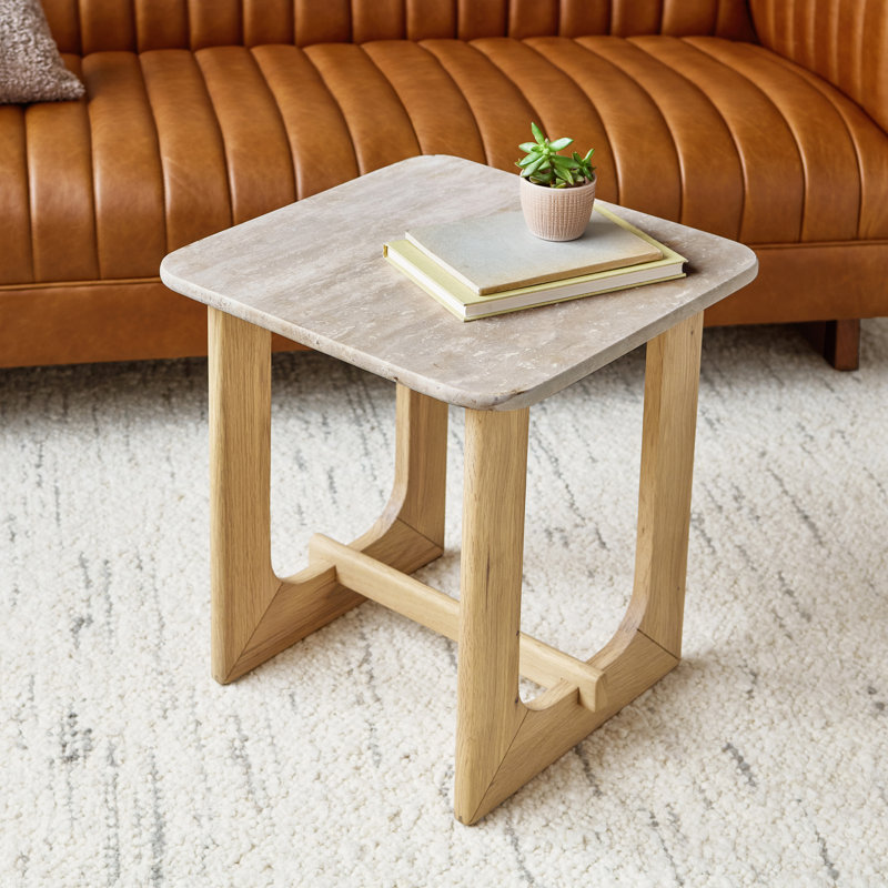 Portico Square End Table, Classic Walnut