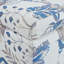 Rangement multifonctionnel à fleurs bleues avec charnières à fermeture en douceur, matériau, convient pour la chambre à coucher et le rangement de jeux de société de luxe, fonctionne comme repose-pieds, siège de rangement dans le bureau