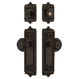 Nostalgic Warehouse Egg & Dart Entry Set with Meadows Knob