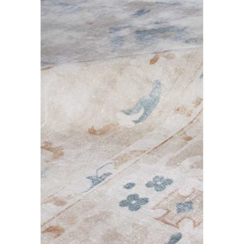 Koda Oriental Area Rug in Ivory, Rectangle 8' x 10'