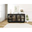Armoire de rangement avec porte en acrylique pour le salon, la salle à manger et le bureau