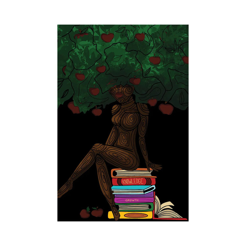 Tree Of Knowledge - Print on Canvas, Wrapped Canvas, 66.04cm H x 45.72cm W x 3.81cm D
