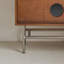 Commode d'appoint circulaire en acier inoxydable