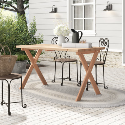 Table de pique-nique en bois massif Vindas