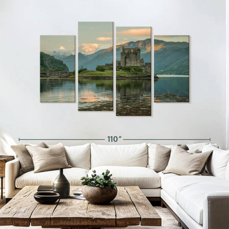 Lilie Eilean Donan Castle West, 54" H x 84" W