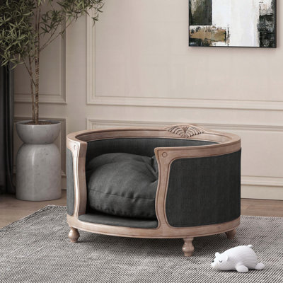 Lit pour animal contemporain touffeté (moyen)
