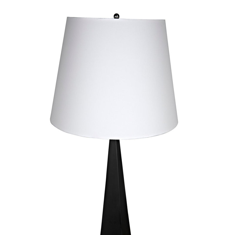 Rhombus 68'' Matte Black Traditional Floor Lamp