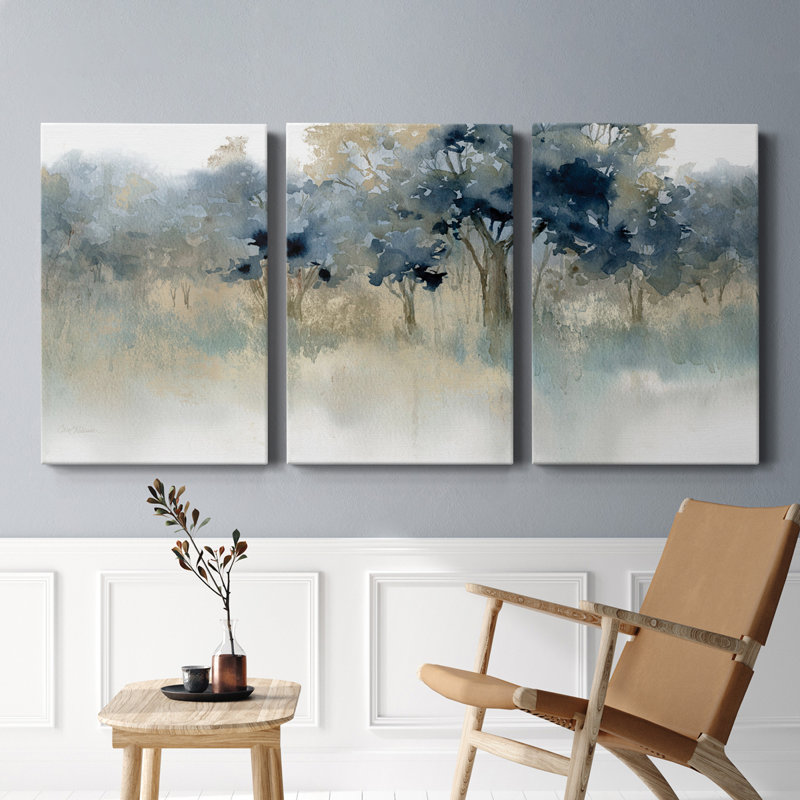 " Waters Edge II " 3 - Pieces, 12" H x 24" W x 1" D