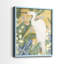 Floral Egret I-Premium, reproduction encadrée prête à accrocher - aucun clou requis - aucun clou requis-1636789456-1636789457