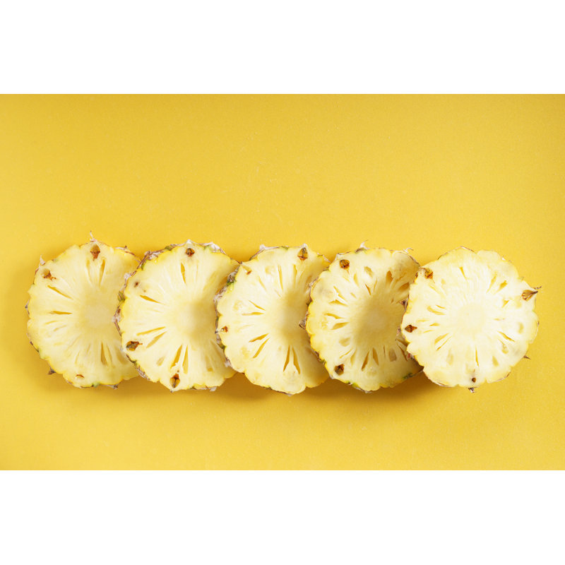 Fresh Pineapple - Wrapped Canvas Print, 20cm H x 30cm W x 3.8cm D